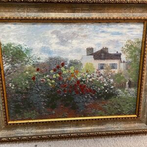 Claude Monet’s Artist Garden in Argenteuil Oil Painting reproduction